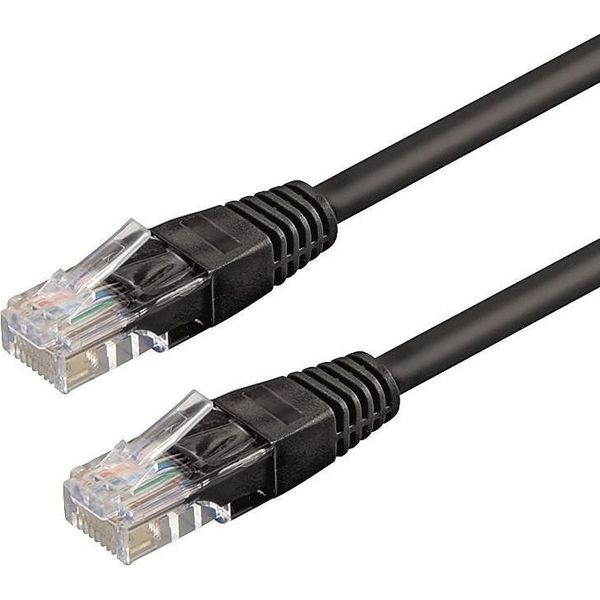 Wp WPC-PAT-6U005BL Cavo Di Rete Nero 0,5 M Cat6 U/Utp (Utp)-image