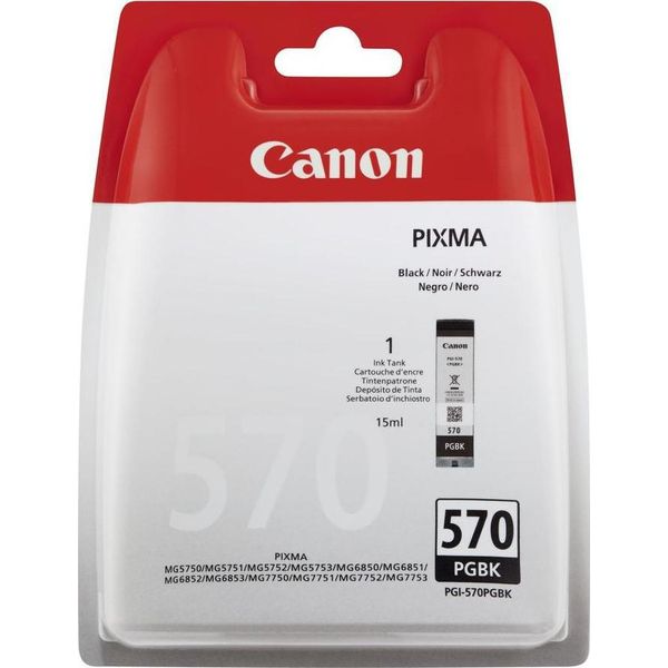 Canon Pgi 570PGBK Cartuccia D'inchiostro 1 Pz Originale Nero-image