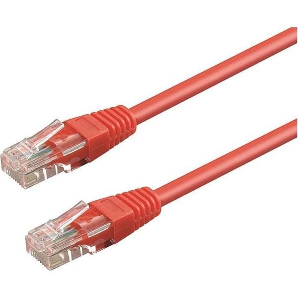Wp WPC-PAT-6U020R Cavo Di Rete Rosso 2 M Cat6 U/Utp (Utp)-image