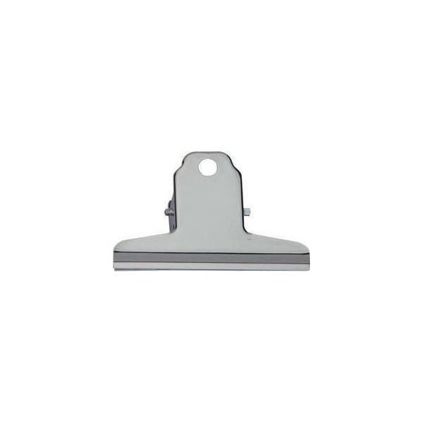 Pinza Per Lettere Maul In Acciaio, Colore: Nichel, Larghezza: 75 Mm Larghezza Di Serraggio: 25 Mm, Forte Molla A Spirale, Per Appendere-image