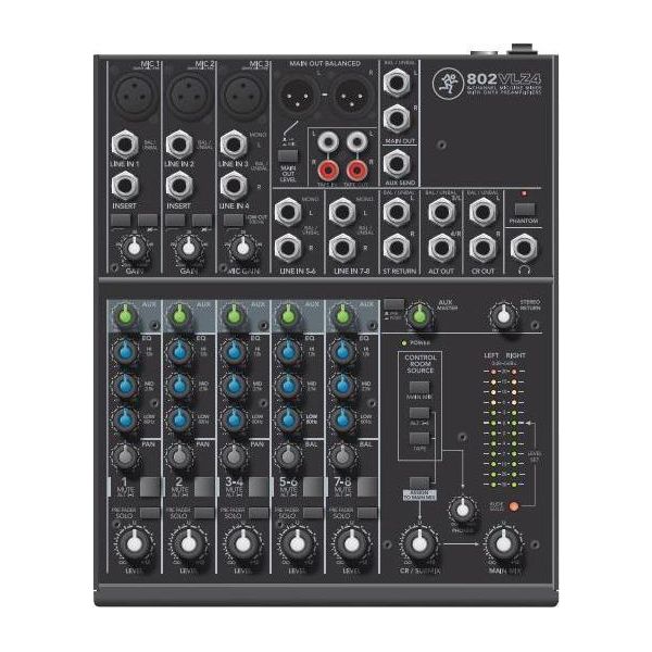 Mackie 802VLZ4 Mixer Audio 8 Canali 20 - 20000 Hz-image
