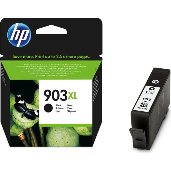 Hp 903XL T6M15AE 301 High Yield Black Original Ink Cartridge Cartuccia D'inchiostro 1 Pz Resa Elevata Xl-image