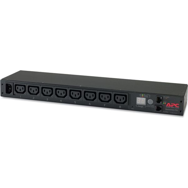 Apc Ap7820B Apc Rack Pdu, Metered, 1U, 12A/208V, 10A/230V, (8) C13-image
