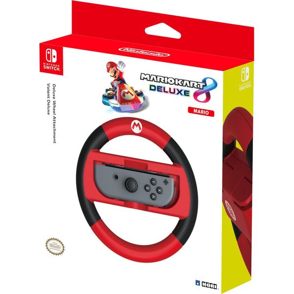 Hori Mario Kart 8 Deluxe Racing Wheel Mario, Nintendo Switch Volante Da Corsa-image