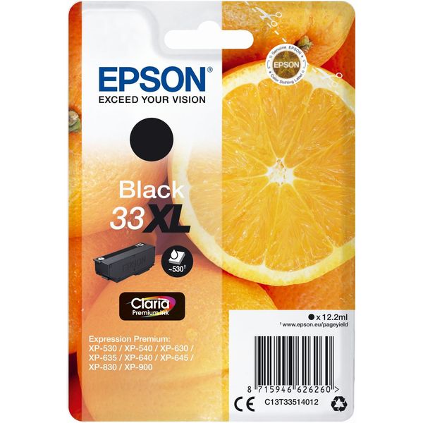 Epson Oranges Cartuccia Nero T33XL Claria Premium-image