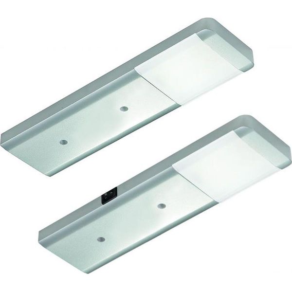 Lampada Da Cucina A Led Sotto Il Mobile, Lampada Da Cucina Fjona 2X2,5 W, Bianco Neutro-image