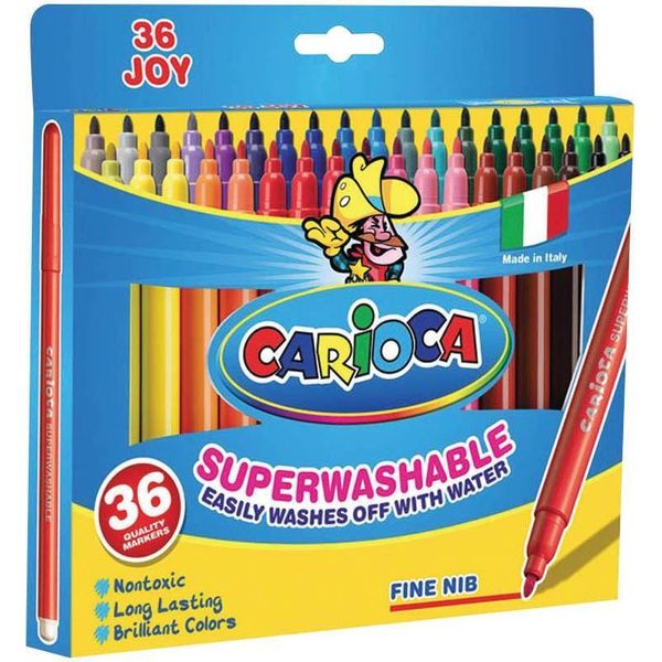 Carioca Joy Marcatore Fine Multicolore 36 Pz-image