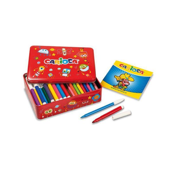 Carioca 100 Color Kit Marcatore Fine/Extra Grassetto Multicolore 100 Pz-image