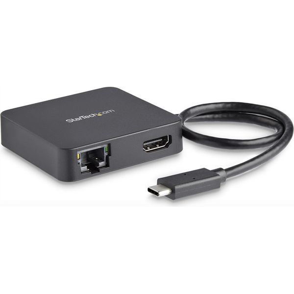 Startech.Com Adattatore Multiporta USB-C Per Portatili - 4K Hdmi - Gbe - Usb Tipo C - USB-A-image