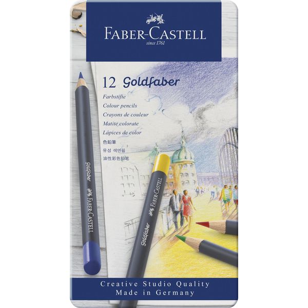Faber Castell FC-114712 Kleurpotlood Faber-Castell Goldfaber Etui à 12 Stuks-image