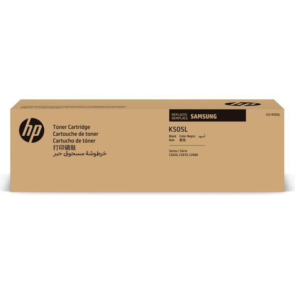 Samsung CLT-K505L High-Yield Black Original Toner Cartridge Cartuccia Toner 1 Pz-image