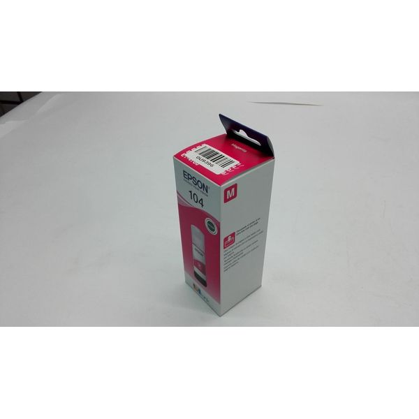 Epson 104 Ecotank Magenta Ink Bottle - Magenta - Epson - Ecotank ET-4700 Ecotank ET-2726 Ecotank ET-2720 Ecotank ET-2715 Ecotank ET-2714 Ecotank ET-2712... - 65 Ml - Ad Inchiostro - Multicolore-image