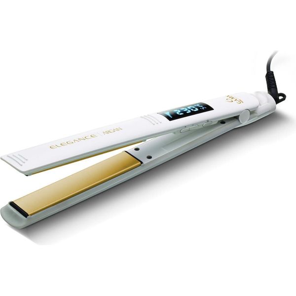 Gama Elegance Argan Piastra Per Capelli Caldo Bianco 2,5 M 45 W-image