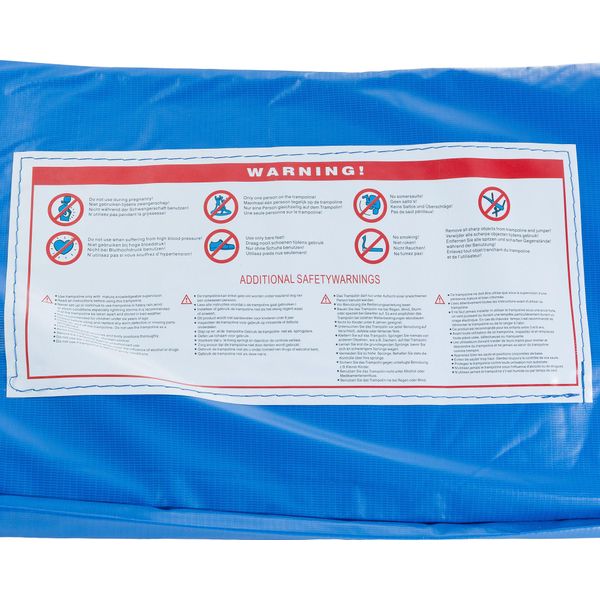 Copertura Del Bordo Del Trampolino Arebos Ø 487 Cm Blu | Resistente Ai Raggi Uv E Impermeabile-image