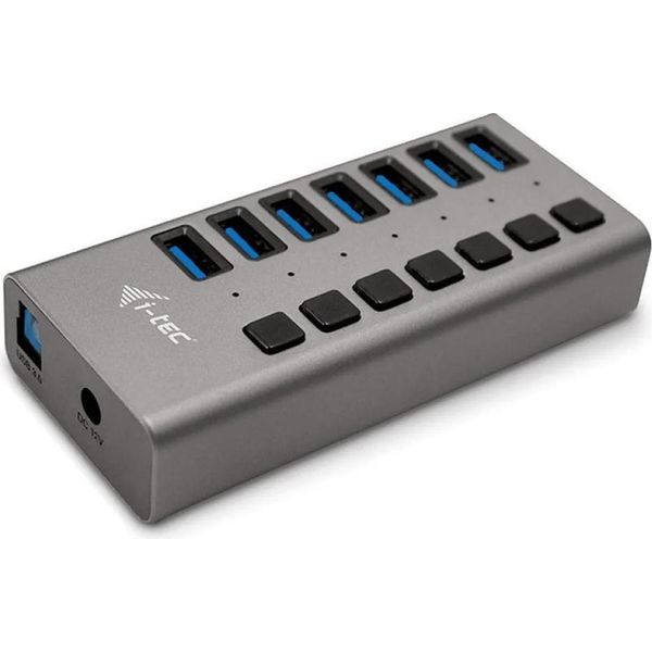 I-TEC I-Tec Hub Di Ricarica Usb 3.0 A 7 Porte + Adattatore Di Alimentazione 36 W-image