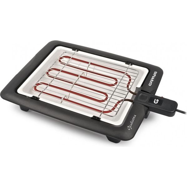 G3 Ferrari G10024 Barbecue Elettrico Portatile Bistecchiera 2000 W Grill Nero-image