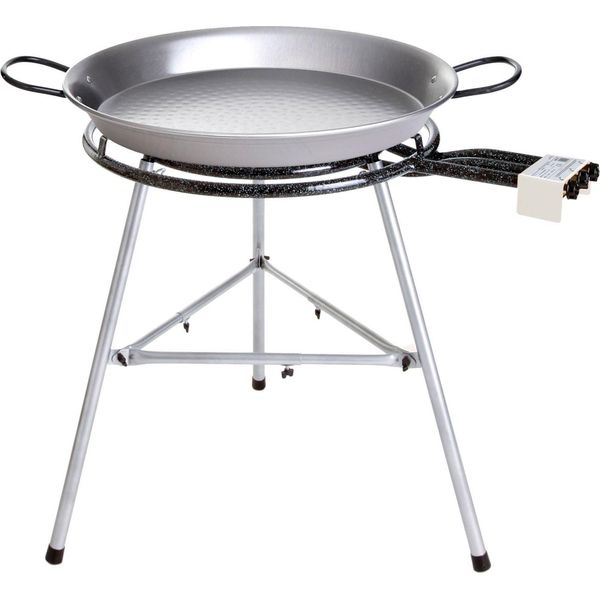 Paella World Comfort Line Set 5 Con Bruciatore E Padella Per Paella In Acciaio Ø 60/80 Cm-image