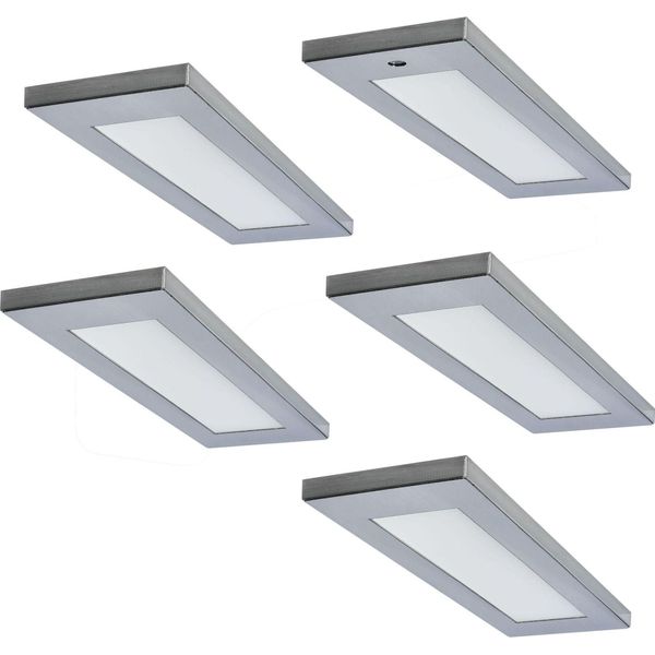 Lampada Sottopensile Led Mona 5X4 W, Lampada Da Cucina Con Interruttore A Sensore-image