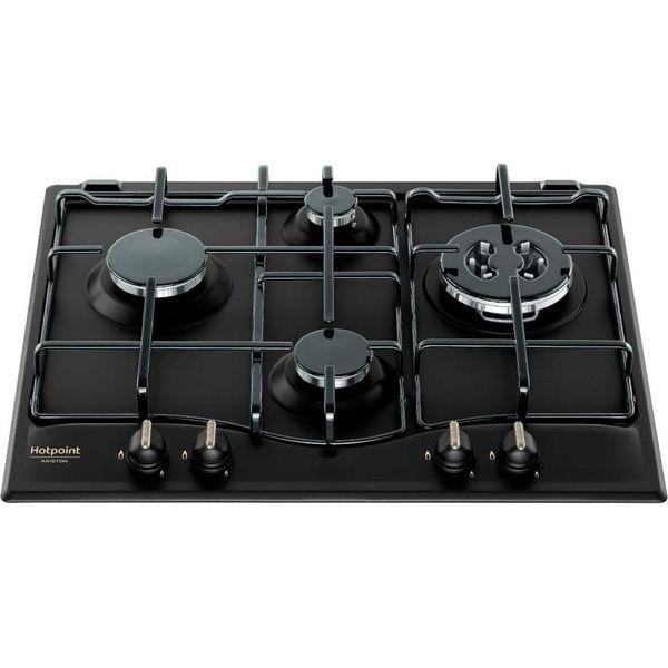 Hotpoint Piano Cottura PCN640TANR Da Incasso 59 Cm Gas 4 Fornelli Antracite-image