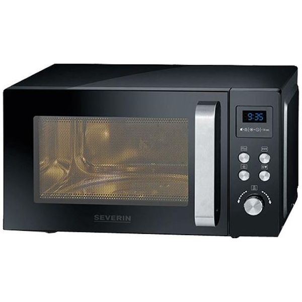 Microonde Severin Mw 7752 Funzione Grill E Convezione Nero/Argento-image