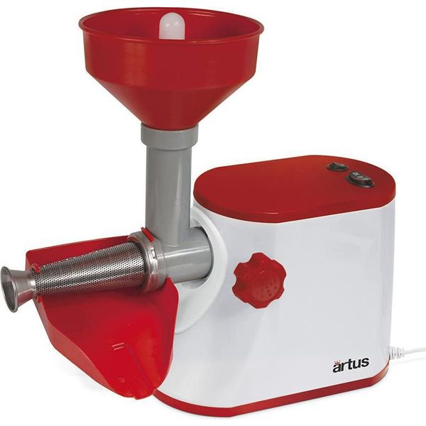 Artus S15 Passapomodoro Elettrico Rosso Bianco 300 W-image
