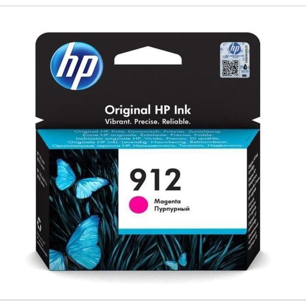 Hp 912 Magenta Original Ink Cartridge Cartuccia D'inchiostro 1 Pz Resa Standard-image