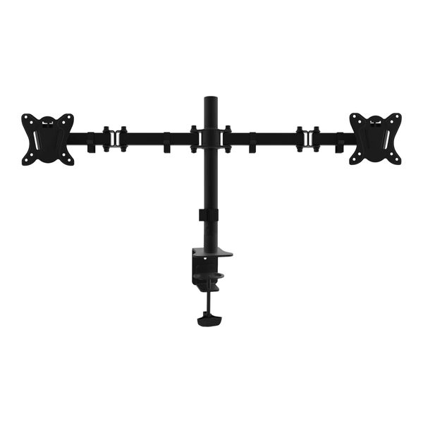 Equip Pro Supporto Articolato Per Doppio Monitor Da Scrivania - Kit Di Montaggio - Completamente Articolato - Per 2 Schermi Lcd - Plastica, Alluminio, Acciaio - Nero - Dimensioni Schermo: 33-68,6 Cm (13"-27"") - Montaggio Da Scrivania (650152)"-image