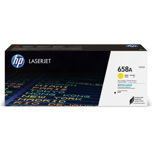 Hp Cartuccia Toner Giallo Originale Laserjet 658A-image