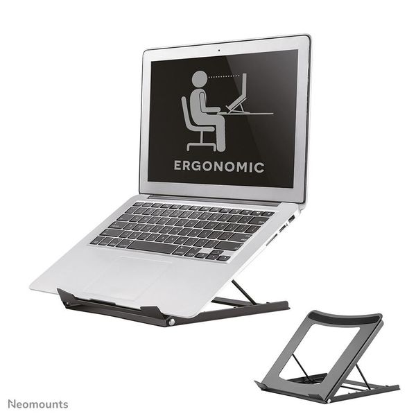 Neomounts NSLS075BLACK Supporto Per Laptop 10-16" - Pieghevole - Compatto - Universale"-image