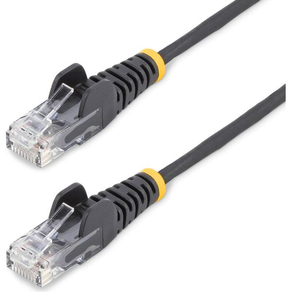 Startech.Com Cavo Di Rete Ethernet Snagless CAT6 Da 50Cm - Cavo Patch Antigroviglio Slim RJ45 - Nero-image