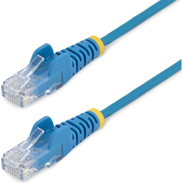Startech.Com Cavo Di Rete Ethernet Snagless CAT6 Da 50Cm - Cavo Patch Antigroviglio Slim RJ45 - Blu-image