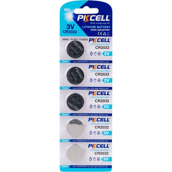 Batteria A Litio Cr 2032 3Volts A Bottone Blister 5Pz-image