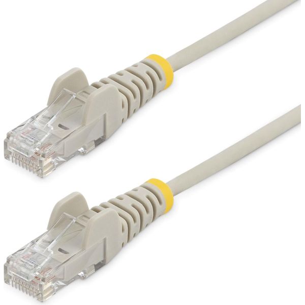 Startech.Com Cavo Di Rete Ethernet Snagless CAT6 Da 1,5M - Cavo Patch Antigroviglio Slim RJ45 - Grigio-image