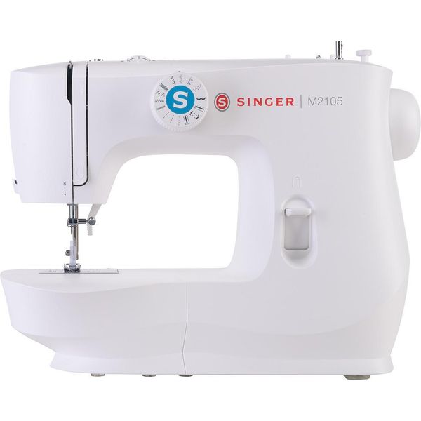 Singer | Macchina Per Cucire | M2105 | Numero Di Punti 8 | Numero Di Asole 1 | Bianco-image