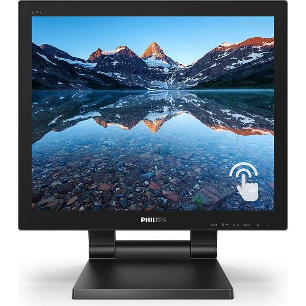 Philips 172B9T.00 Monitor Pc 43,2 Cm 17 Pollici 1280 X 1024 Pixel Sxga Lcd Touch Screen Capacitivo Nero-image
