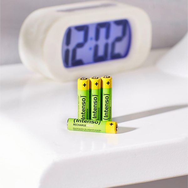 Intenso 7505114 Batteria Ricaricabile Mini Stilo Aaa Nichel Metallo Idruro Nimh Giallo Verde-image