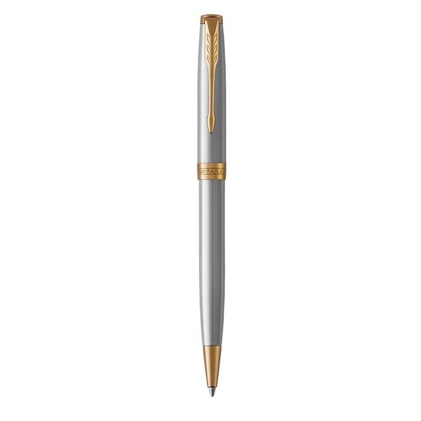 Parker Twist Action Biros Sonnet Acciaio Inox G.C.-image