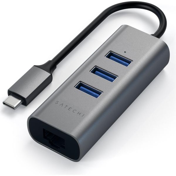 Satechi ST-TC2N1USB31AM Replicatore Di Porte E Docking Station Per Laptop Usb 3.2 Gen 1 (3.1 Gen 1) Type-C Grigio-image