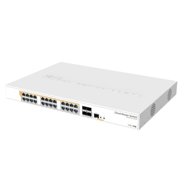 Mikrotik Cloud Router Switch CRS328-24P-4S+RM - Switch - L3 - Gestito - 24 X 10/100/1000 (Poe) + 4 X 10 Gigabit Sfp+ --image