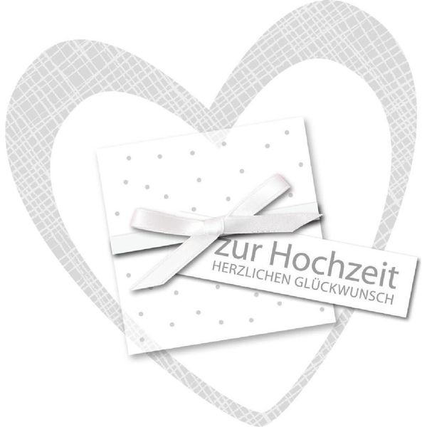 Artebene Card Embossing-Wedding-Lettera-Cuore-Quadr.-image