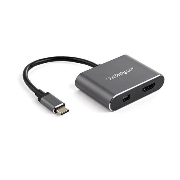 Startech.Com Adattatore Multiporta Da USB-C A Mini Displayport O Hdmi - 4K 60Hz-image