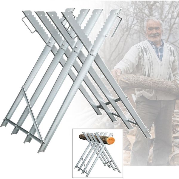 Hengda Cavallo Da Sega Per Legna Da Ardere Spaccalegna 150KG Legno Motosega Legno Cavallo Da Sega Metallo-image