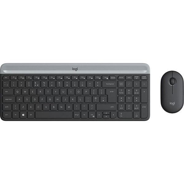 Kit Mouse E Tastiera Logitech MK470 Wireless Per Windows Italiano Qwerty Grigio-image