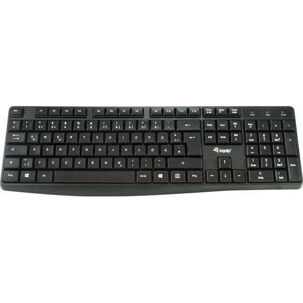 Equip 245213 Tastiera Office Usb Qwerty Italiana Nero-image