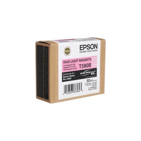 Epson - 80 Ml - Vivid Light Magenta - Originale - Cartuccia D'inchiostro - Per Stylus Pro 3880, Pro 3880 Mirage Edition, Pro 3880 Signature Worthy Edition-image