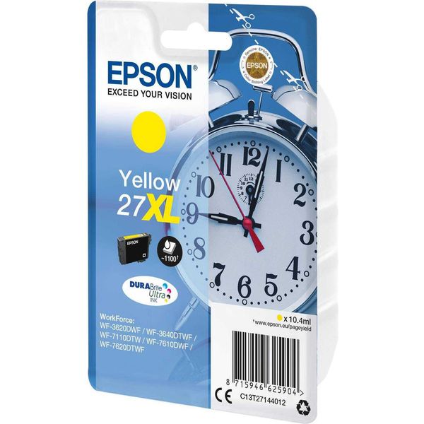 Epson 27XL - 10,4 Ml - Xl - Giallo - Originale - Cartuccia D'inchiostro-image