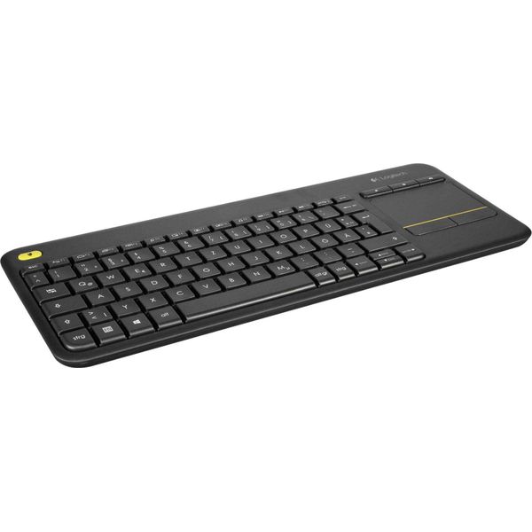 Logitech Wireless Touch Keyboard K400 Plus - Tastatur - 2,4 Ghz - Deutsch - Schwarz (920-007127)-image