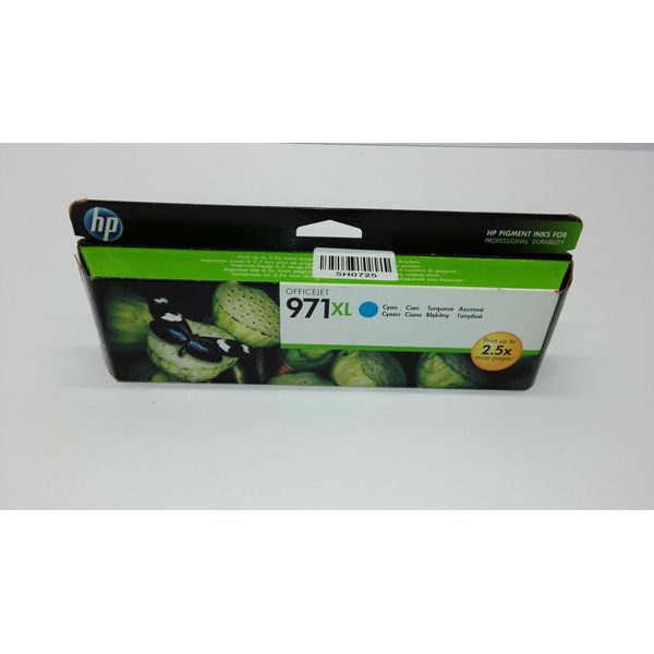Hp Cartuccia Originale Inchiostro Ciano Ad Alta Capacità 971XL - Resa Elevata (Xl) - Inchiostro A Base Di Pigmento - 86,5 Ml - 6600 Pagine - 1 Pz-image