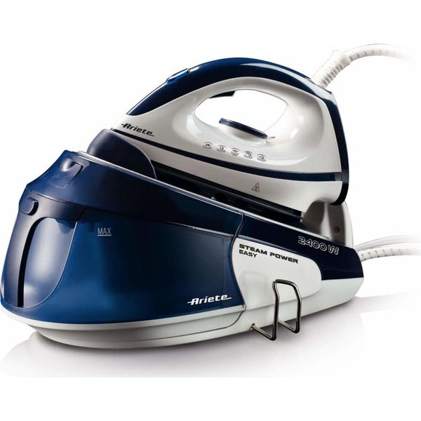 Ariete Steam Power Easy 5571 Ferro Da Stiro 2400 W 1,8 L Acciaio Blu Bianco-image
