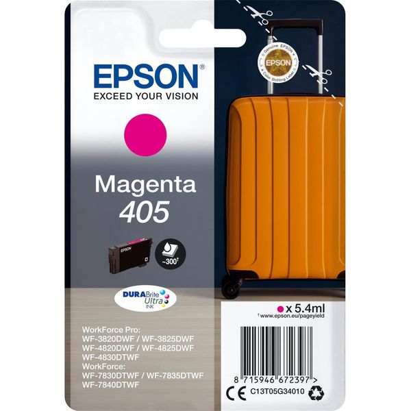 Epson 405 - Cartuccia Di Inchiostro Originale - Magenta - 5,4 Ml-image